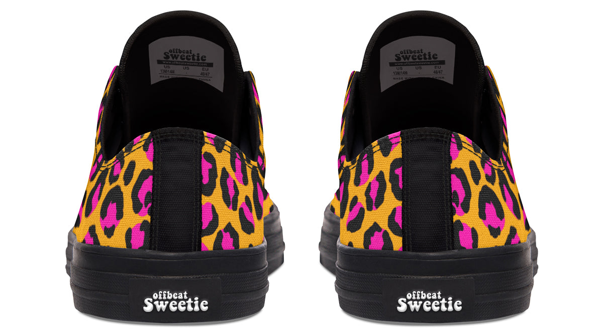 Neon Safari Low Tops (Wide)