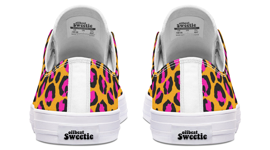 Neon Safari Low Tops (Wide)