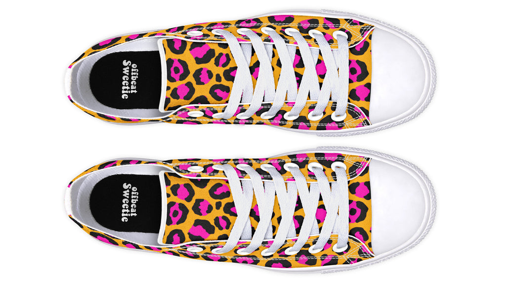 Neon Safari Low Tops (Wide)