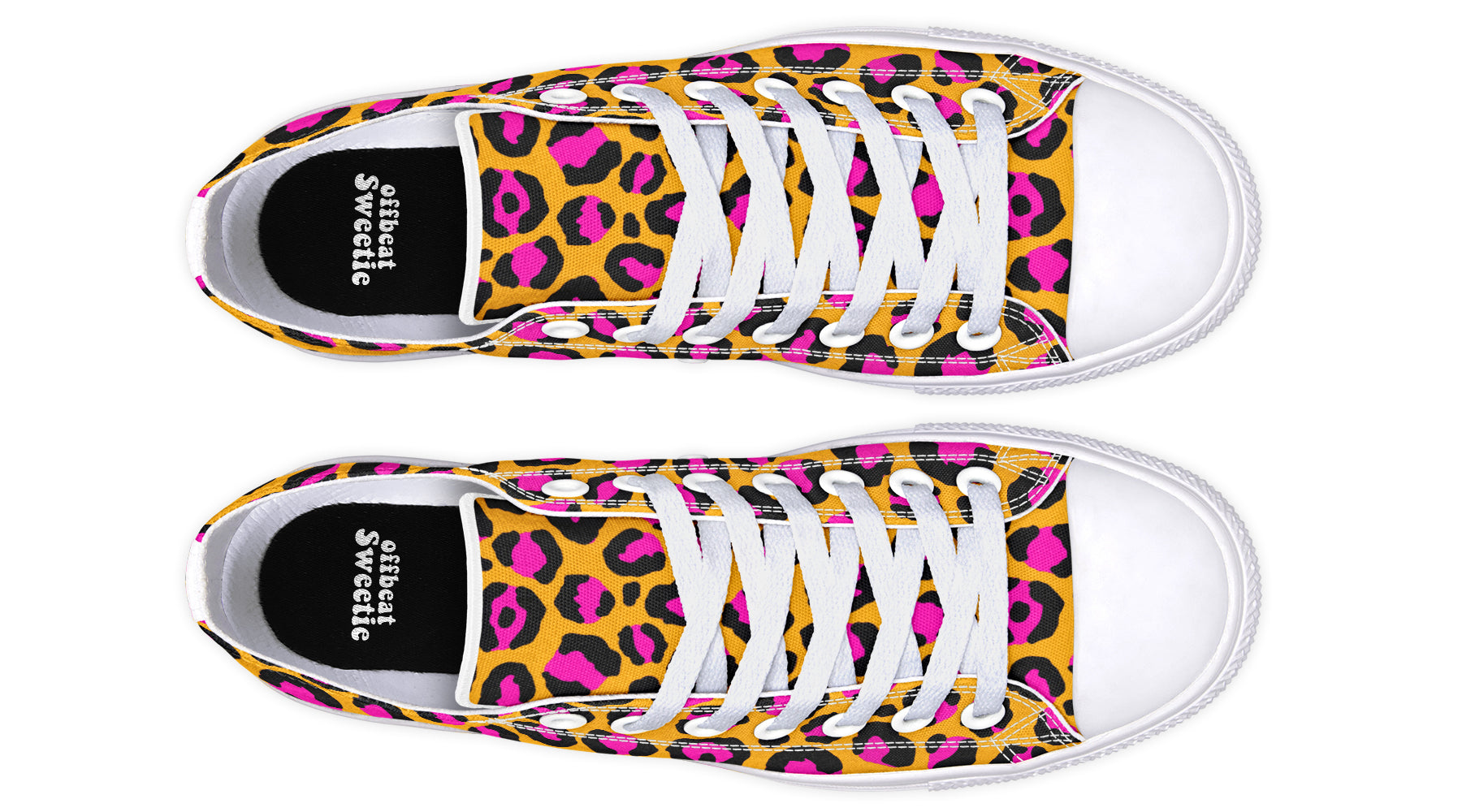 Neon Safari Low Tops (Wide)