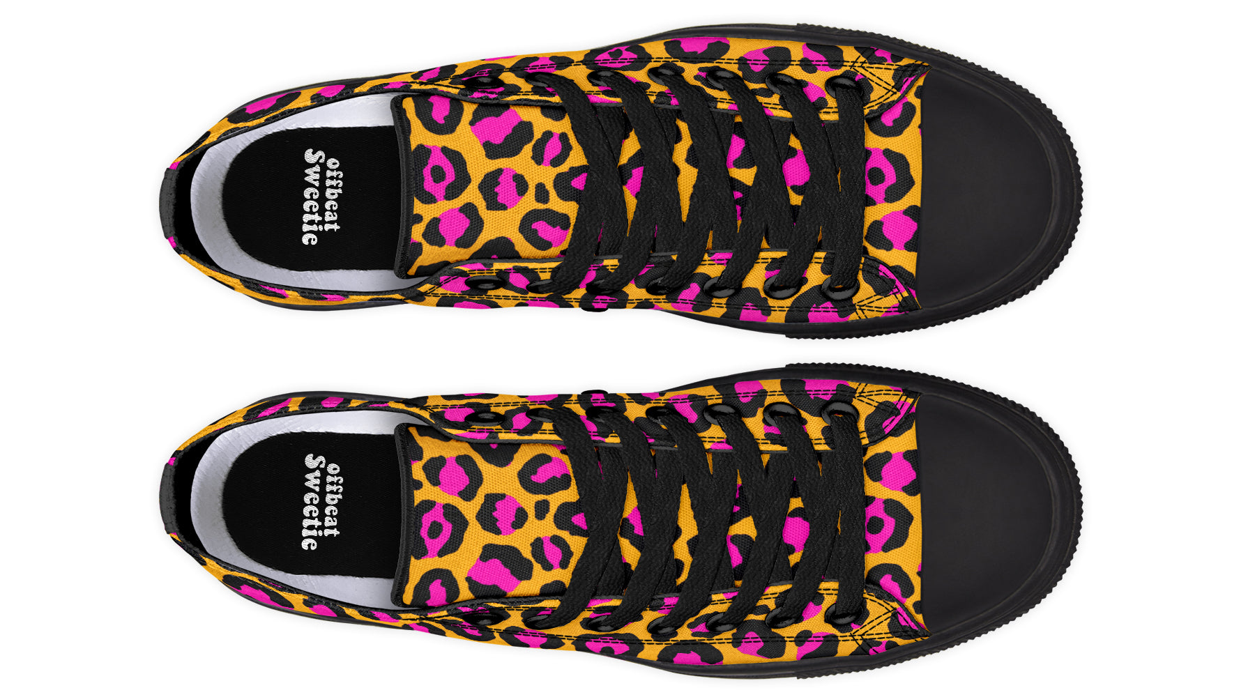 Neon Safari Low Tops