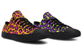 Neon Safari x Zombie Leopard Mismatch Low Tops (Wide)