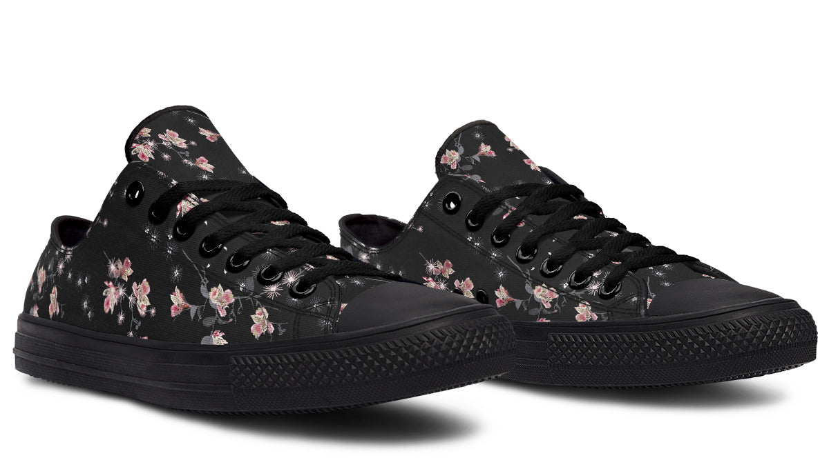 Night Garden Low Tops - Offbeat Sweetie
