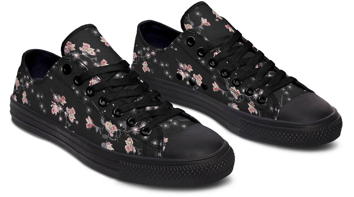 Night Garden Low Tops - Offbeat Sweetie