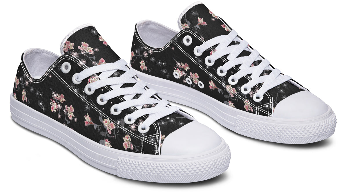 Night Garden Low Tops - Offbeat Sweetie