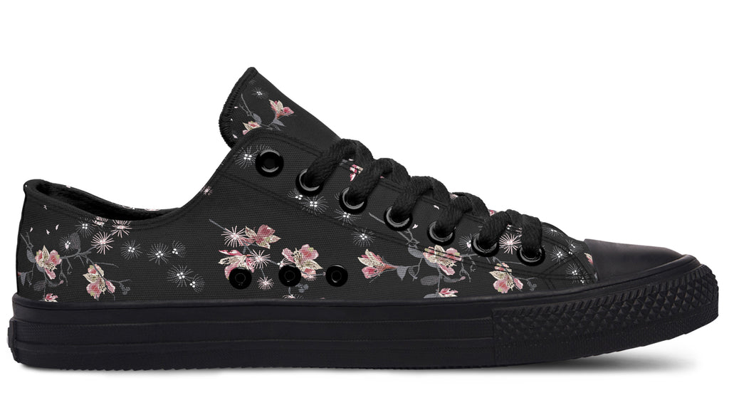 Night Garden Low Tops - Offbeat Sweetie