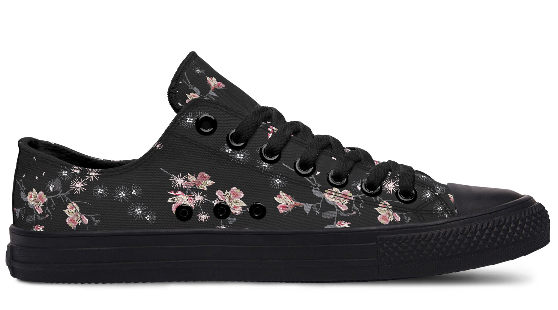 Night Garden Low Tops - Offbeat Sweetie