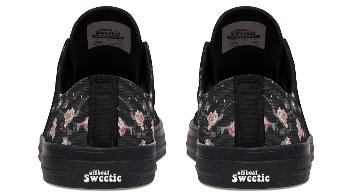 Night Garden Low Tops - Offbeat Sweetie