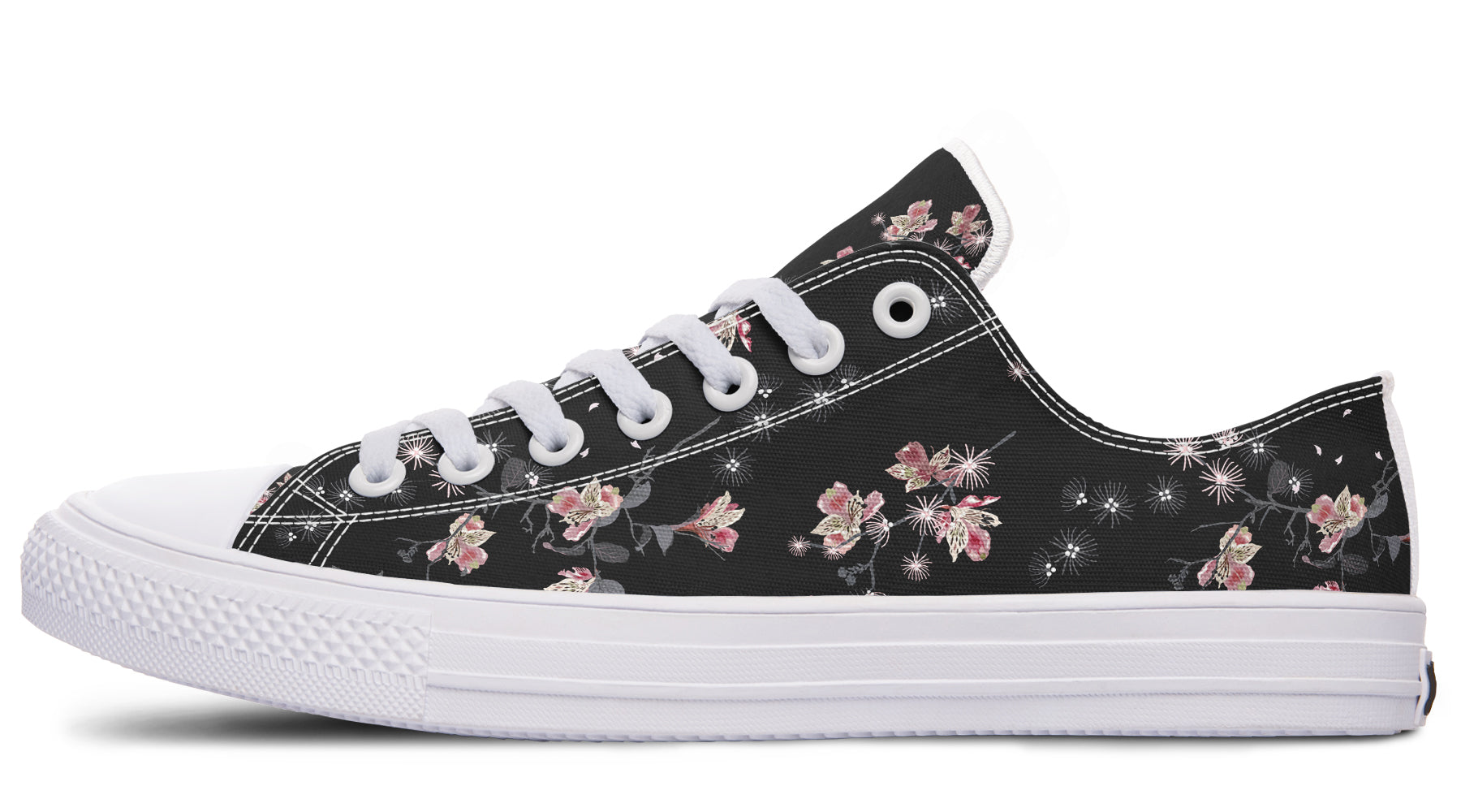 Night Garden Low Tops - Offbeat Sweetie
