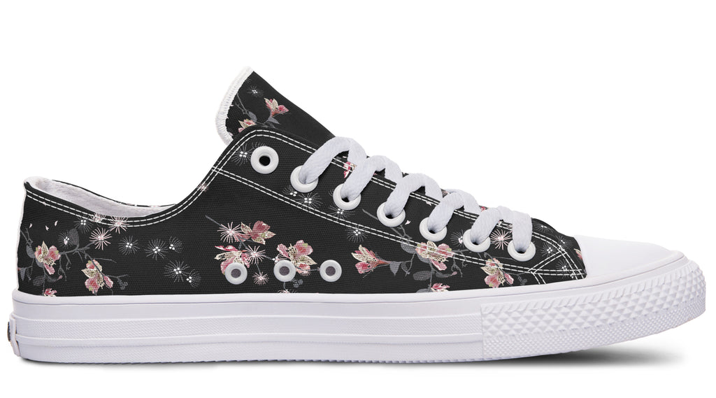 Night Garden Low Tops - Offbeat Sweetie