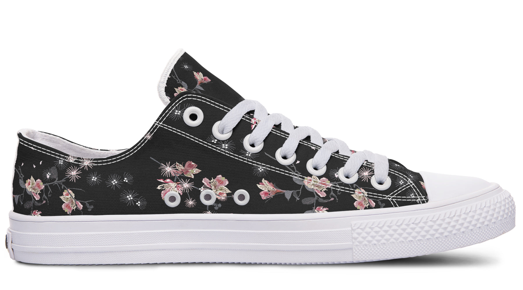 Night Garden Low Tops - Offbeat Sweetie