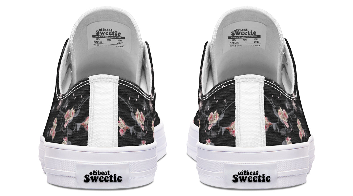 Night Garden Low Tops - Offbeat Sweetie