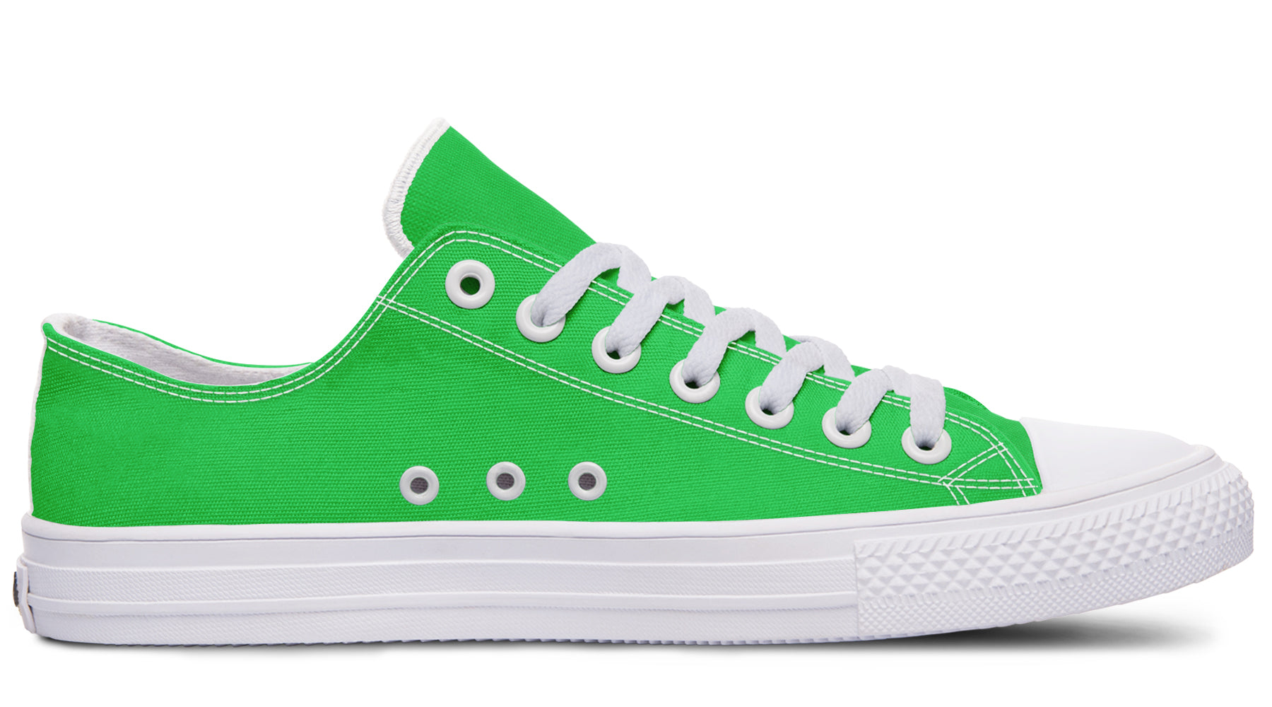 Orange and Green Mismatch Low Tops - Offbeat Sweetie
