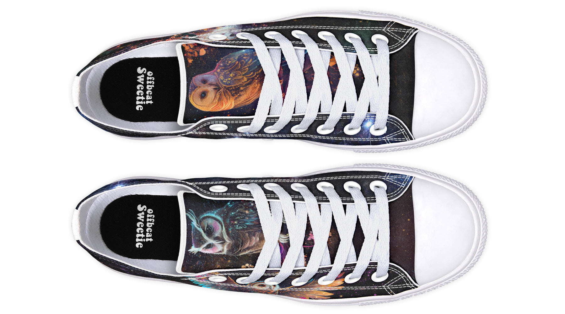 Owls Low Tops - Offbeat Sweetie