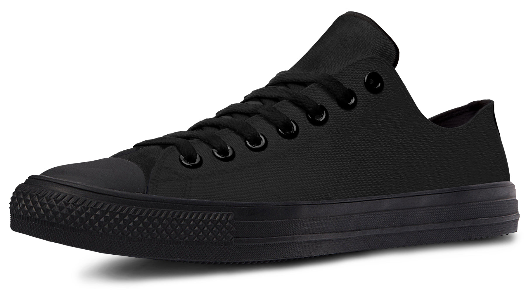 Paint It Black Low Tops (Wide)