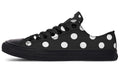 Paint It Black Polka Dot Low Tops