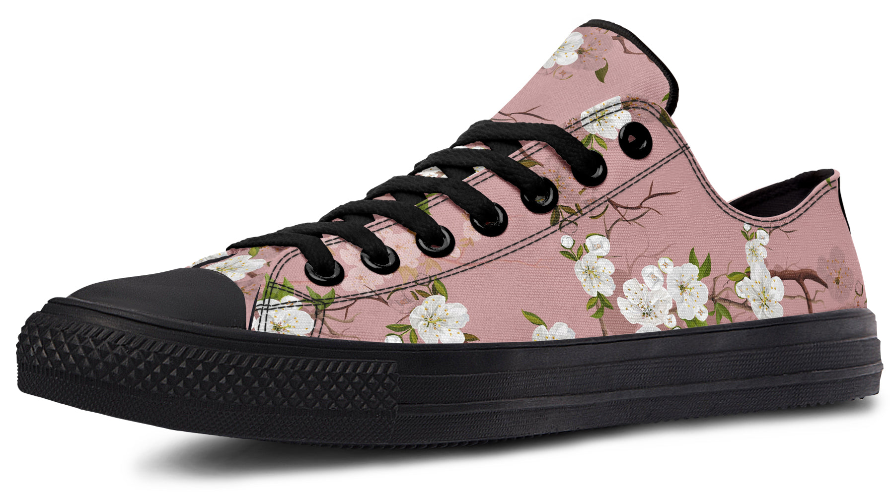 Peach Blossoms Low Tops (Wide)