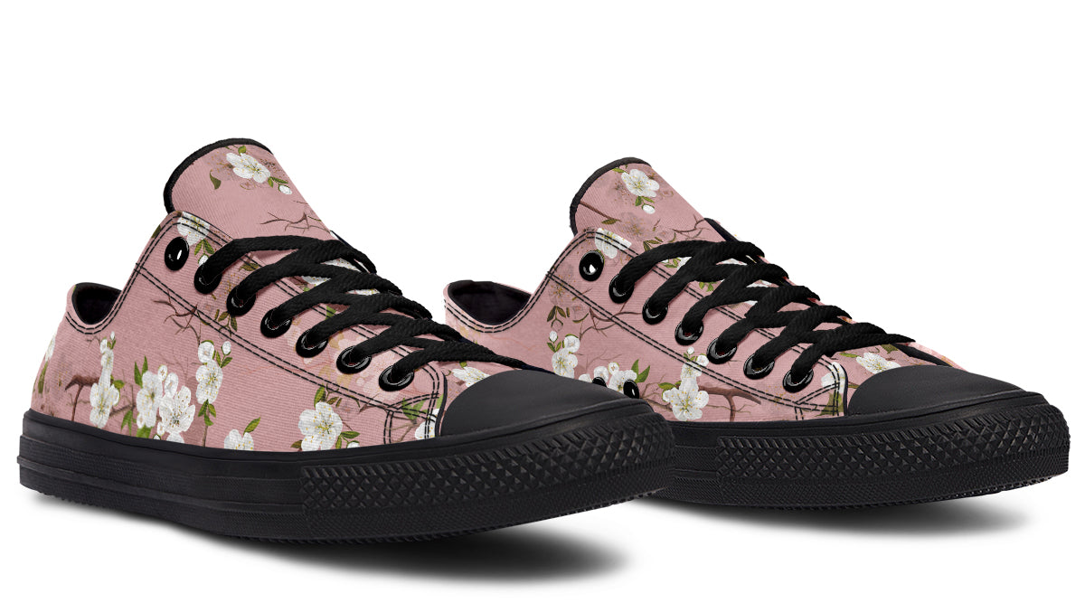 Peach Blossoms Low Tops (Wide)