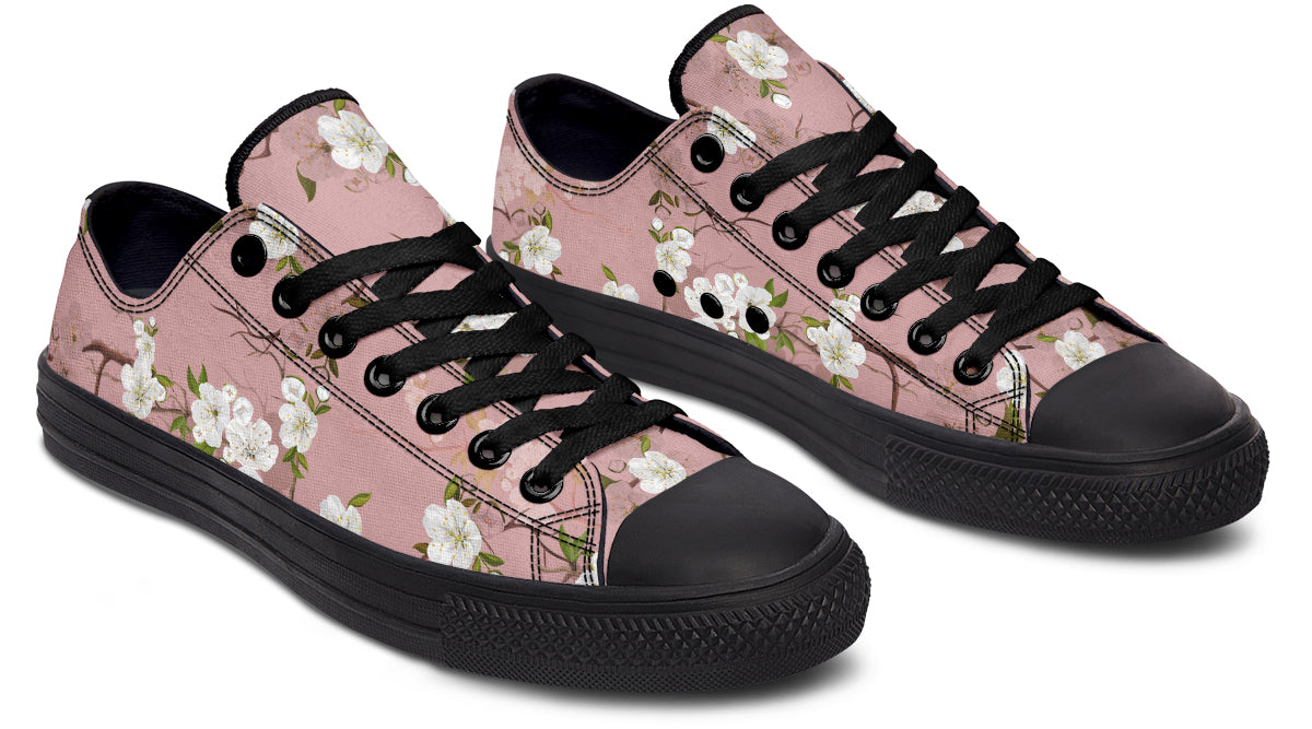 Peach Blossoms Low Tops (Wide)
