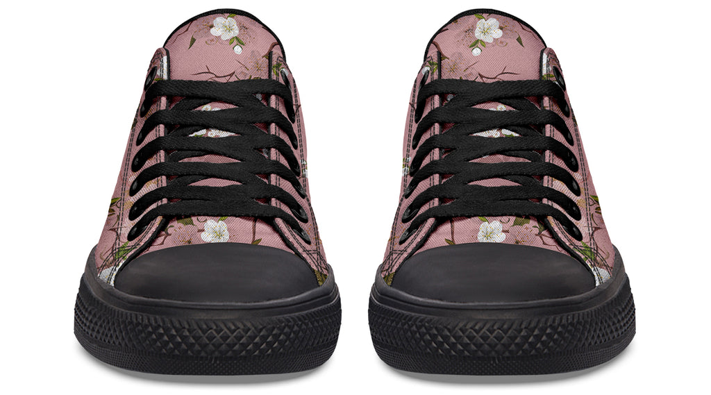 Peach Blossoms Low Tops (Wide)