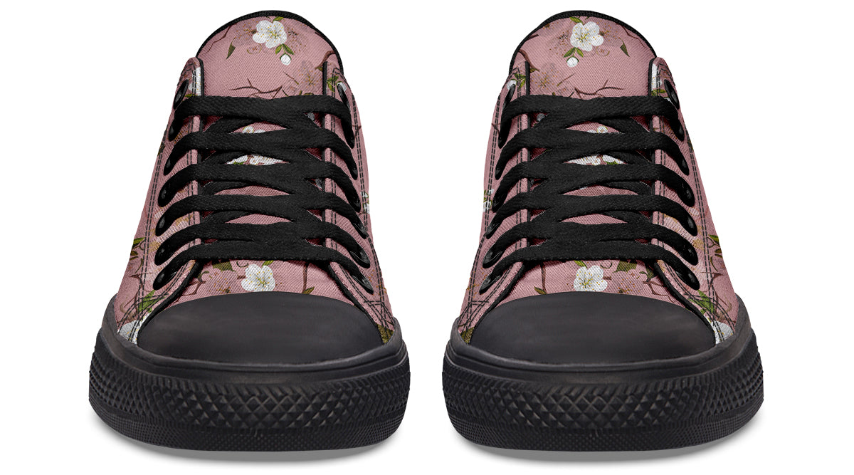 Peach Blossoms Low Tops (Wide)
