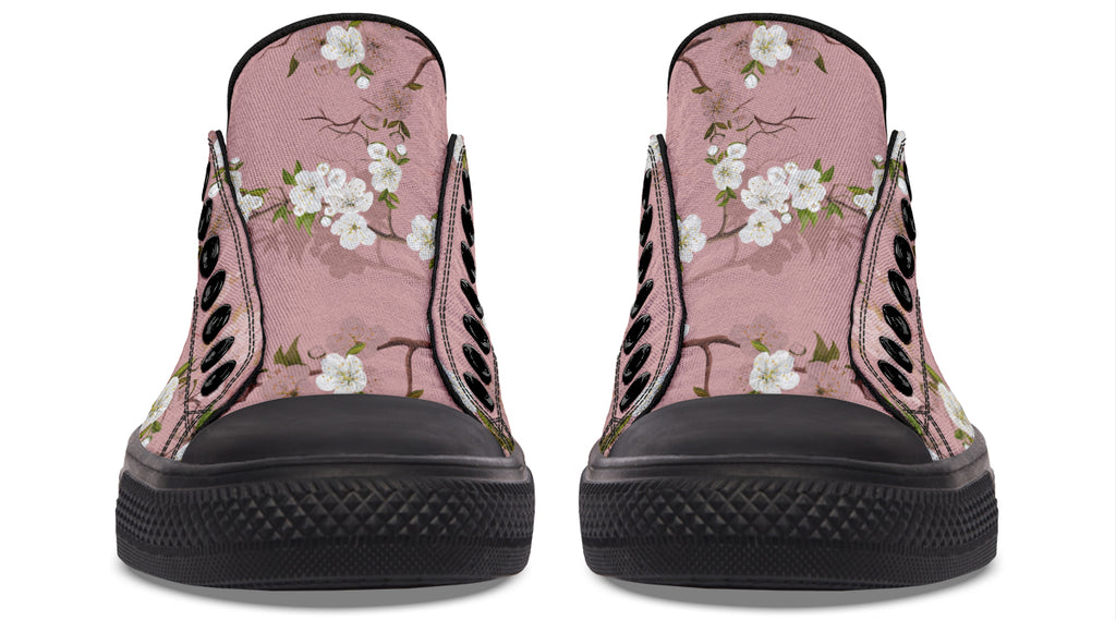 Peach Blossoms Low Tops (Wide)