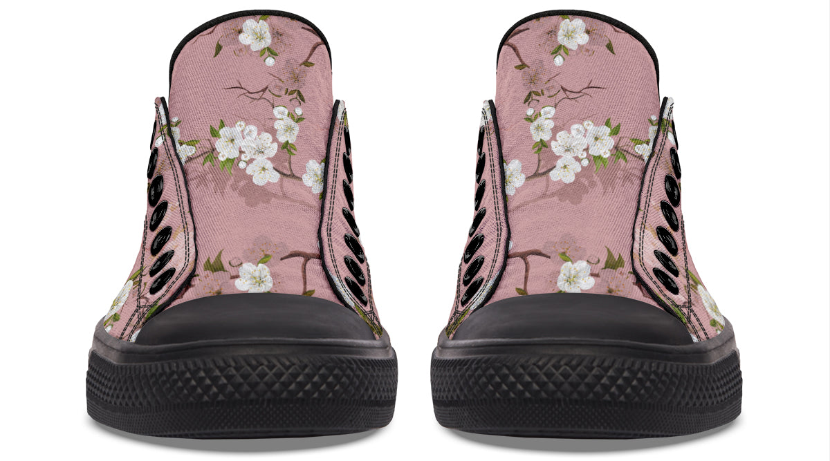 Peach Blossoms Low Tops (Wide)