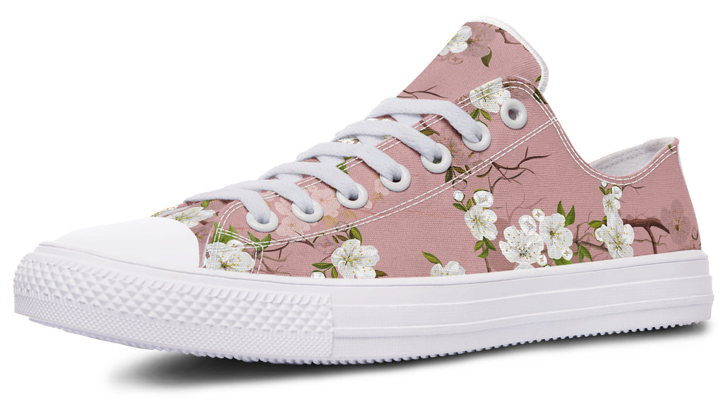 Peach Blossoms Low Tops (Wide)