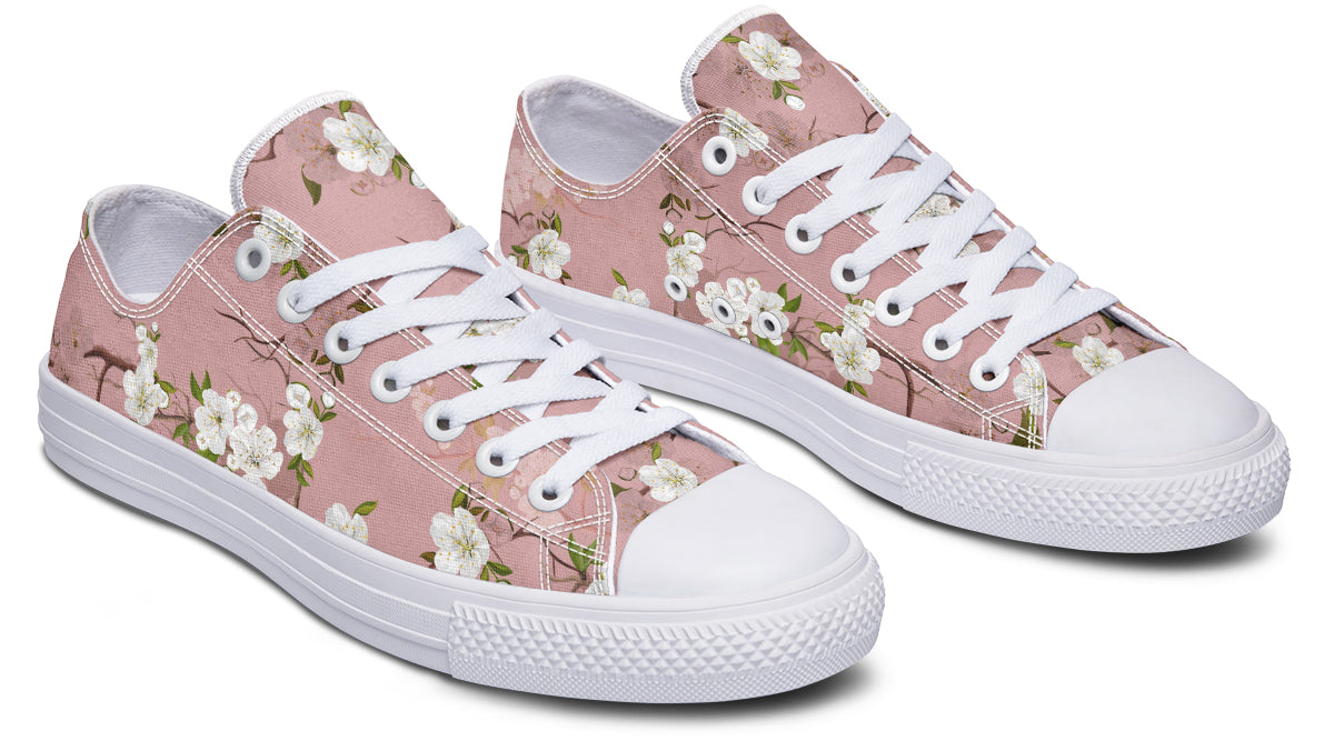 Peach Blossoms Low Tops (Wide)