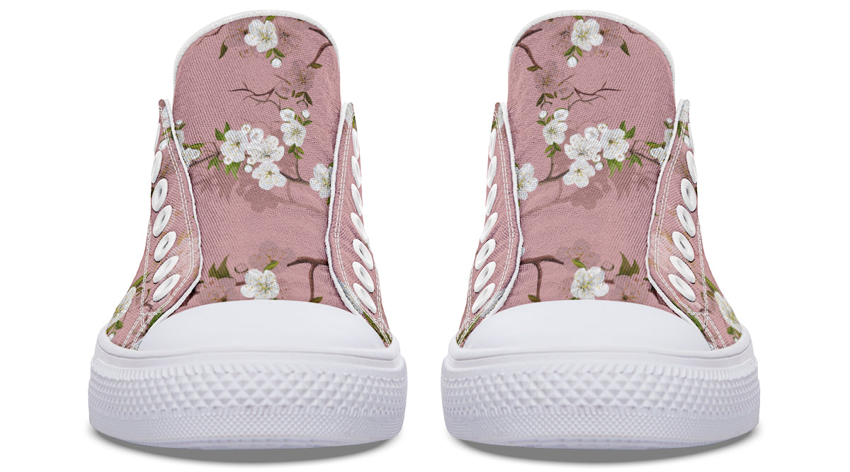 Peach Blossoms Low Tops (Wide)