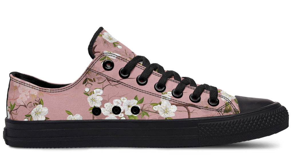Peach Blossoms Low Tops (Wide)