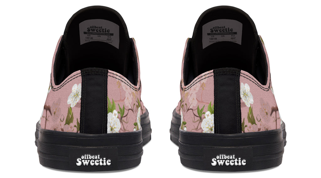 Peach Blossoms Low Tops (Wide)