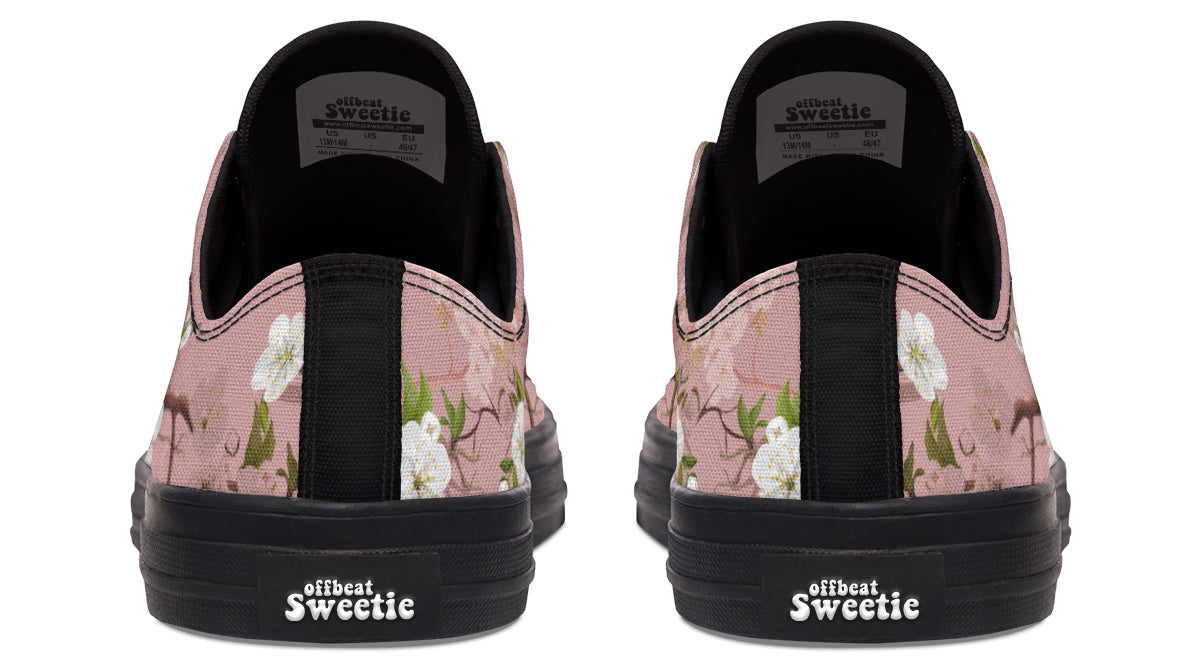 Peach Blossoms Low Tops (Wide)