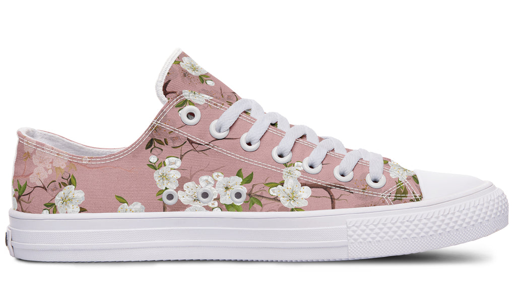 Peach Blossoms Low Tops (Wide)