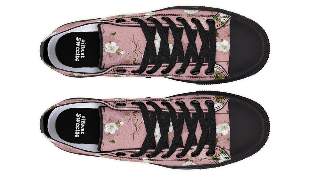 Peach Blossoms Low Tops (Wide)