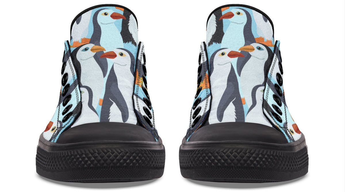 Penguin Party Low Tops (Wide)