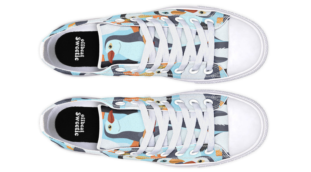 Penguin Party Low Tops (Wide)