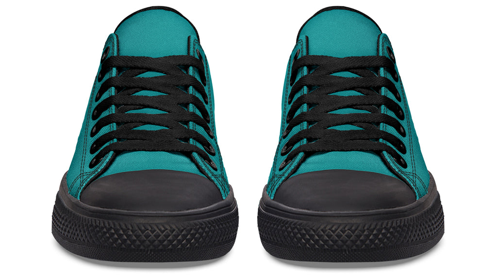 Pennyroyal Teal Low Tops (Wide)
