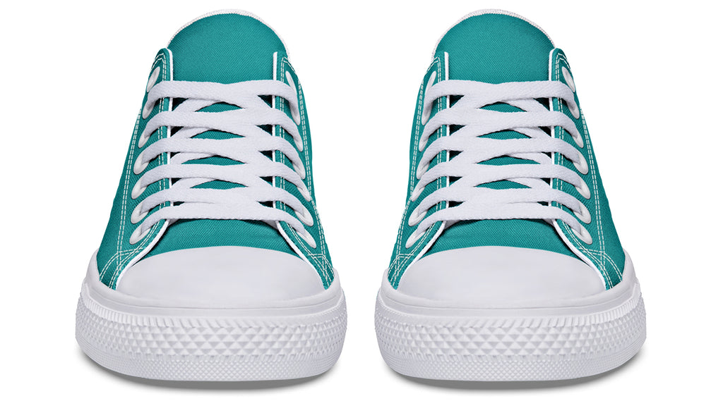Pennyroyal Teal Low Tops (Wide)