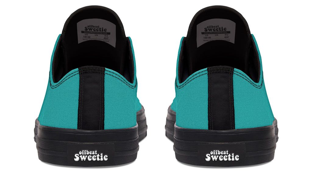 Pennyroyal Teal Low Tops (Wide)