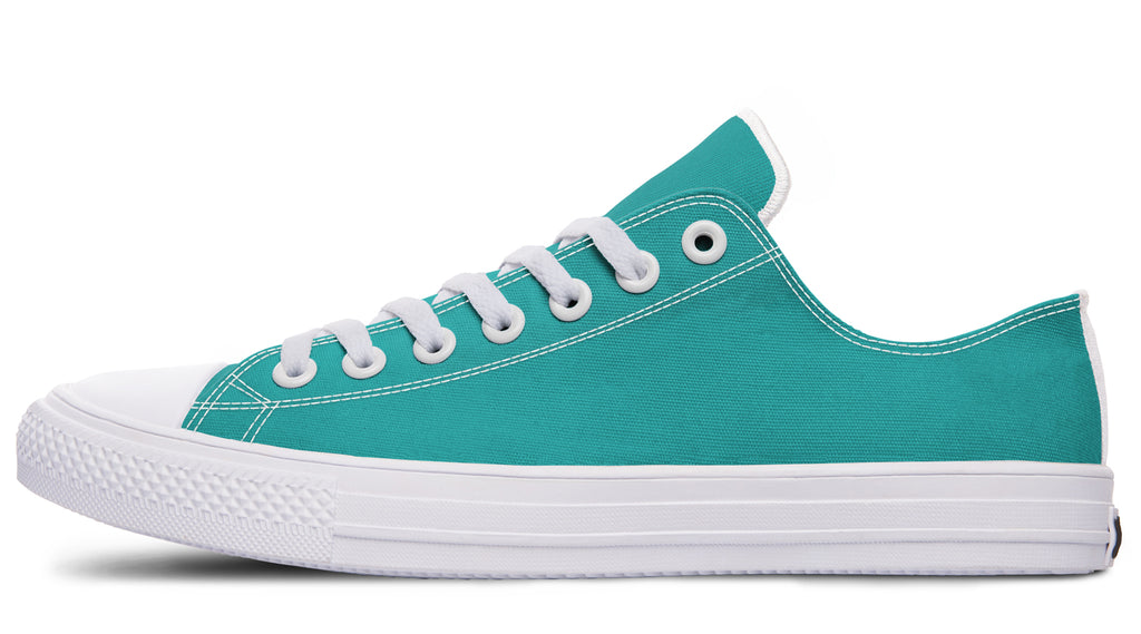 Pennyroyal Teal Low Tops (Wide)