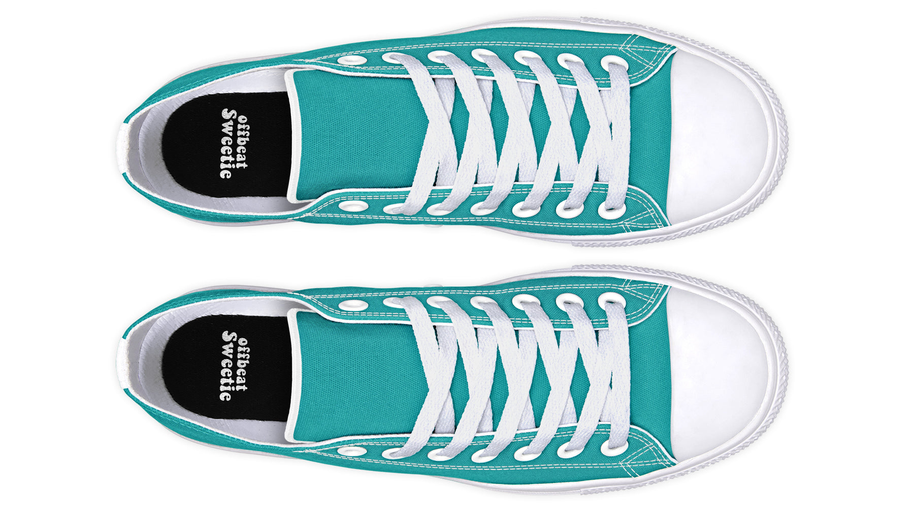 Pennyroyal Teal Low Tops (Wide)