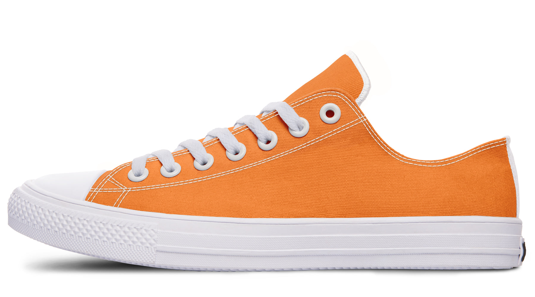 Pink And Orange Mismatched Low Tops - Offbeat Sweetie