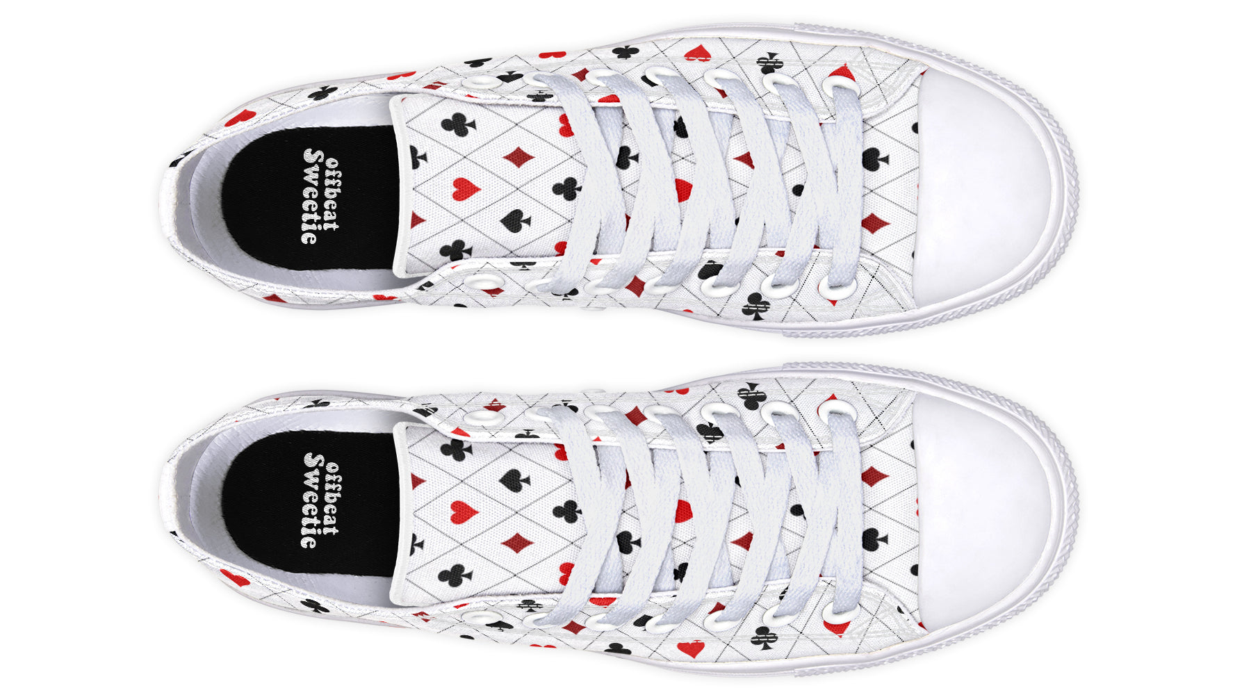 Poker Low Tops - Offbeat Sweetie