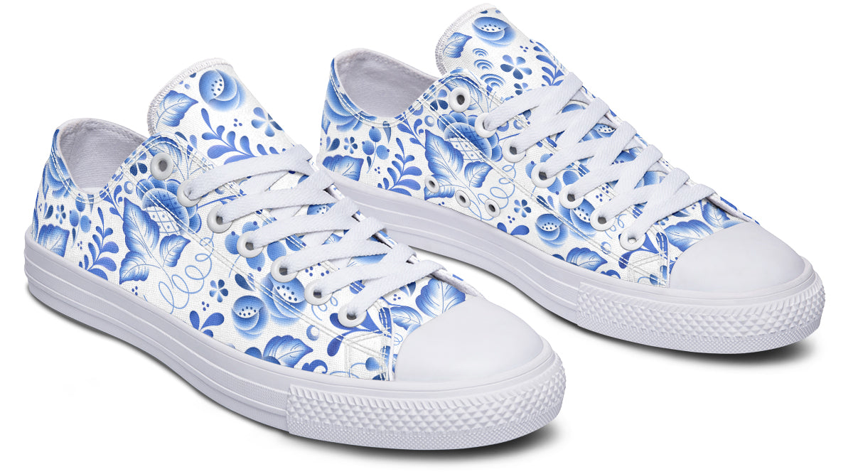 Porcelain Low Tops (Wide)