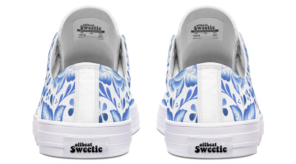 Porcelain Low Tops (Wide)
