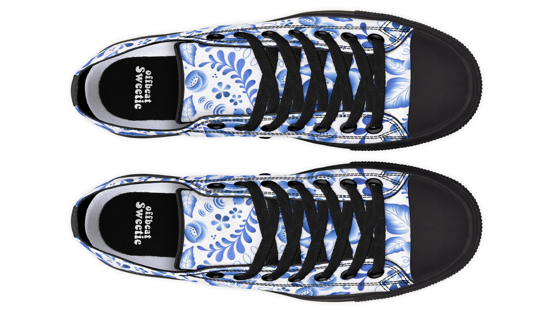 Porcelain Low Tops (Wide)