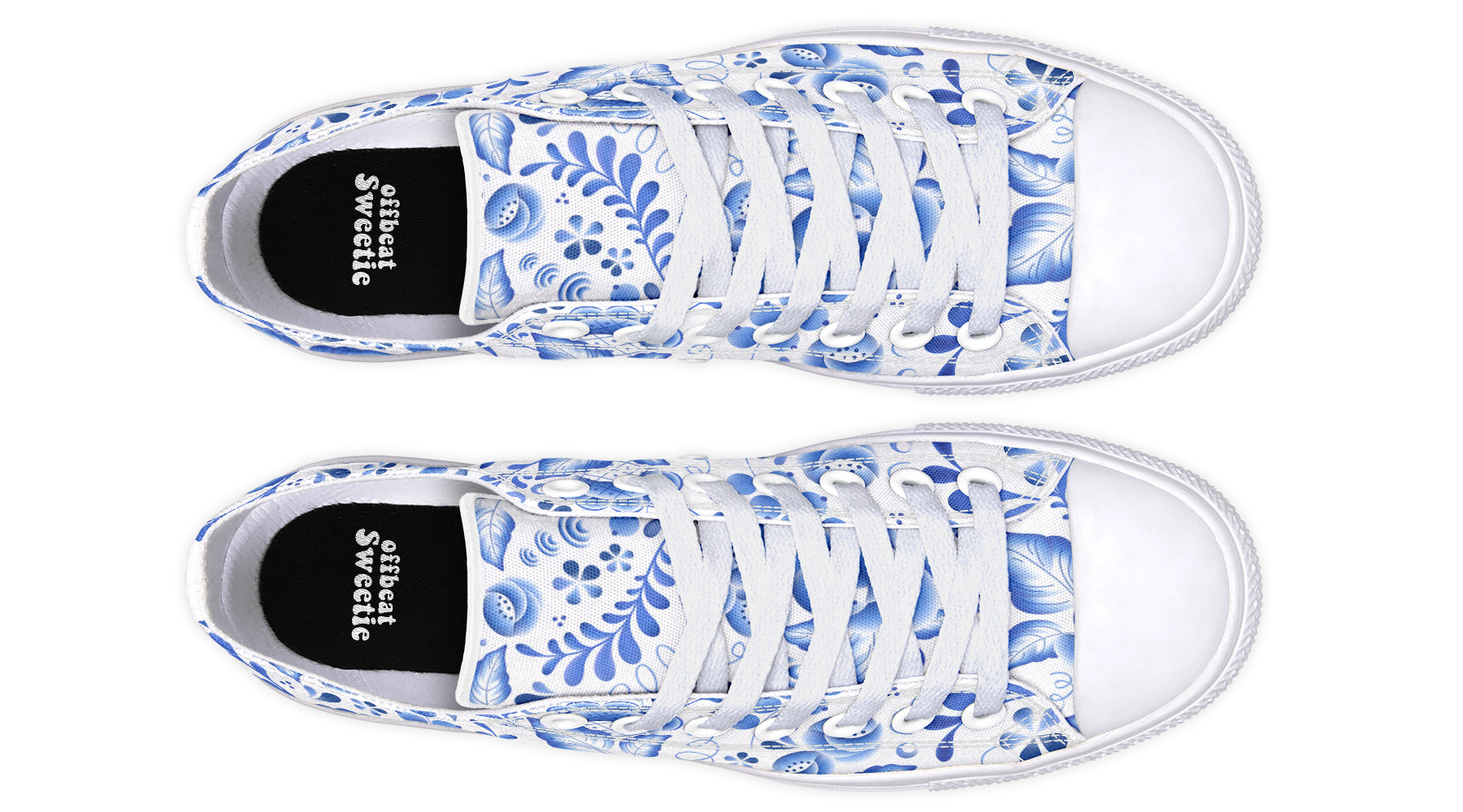 Porcelain Low Tops (Wide)