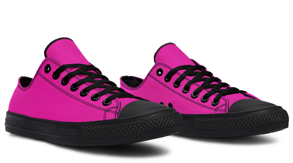 Pretty In Pink Low Tops - Offbeat Sweetie