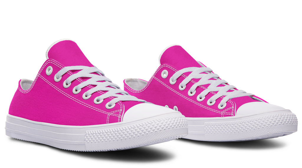 Pretty In Pink Low Tops - Offbeat Sweetie